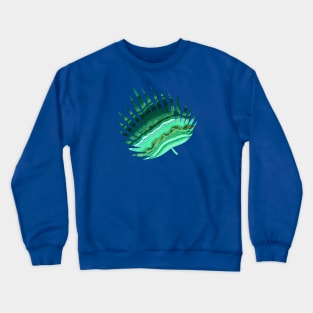 Green Marble Leaf II Crewneck Sweatshirt